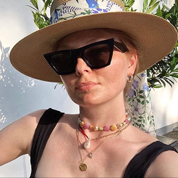 Accessories - Trendy Square Cat Eye Sunglasses for Women